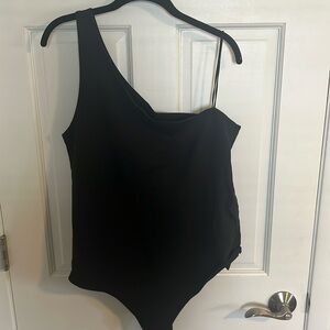 A&F Asymmetrical Seamless Bodysuit